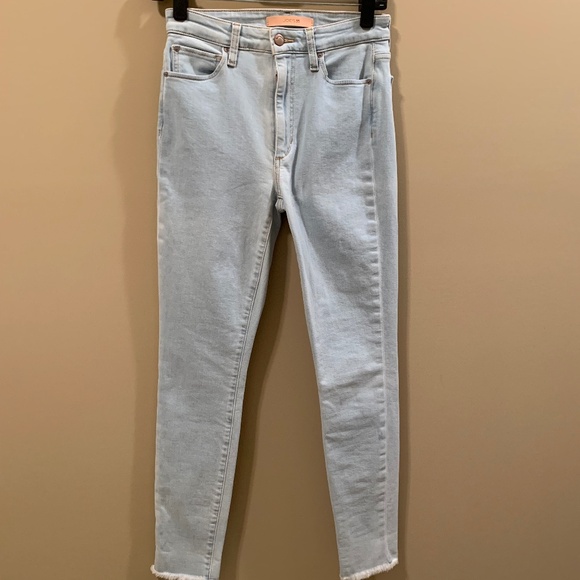 JOE'S FLAWLESS THE CHARLIE HIGH RISE SKINNY ANKLE JEANS - LIGHT BLUE - SIZE 26 - Picture 13 of 14